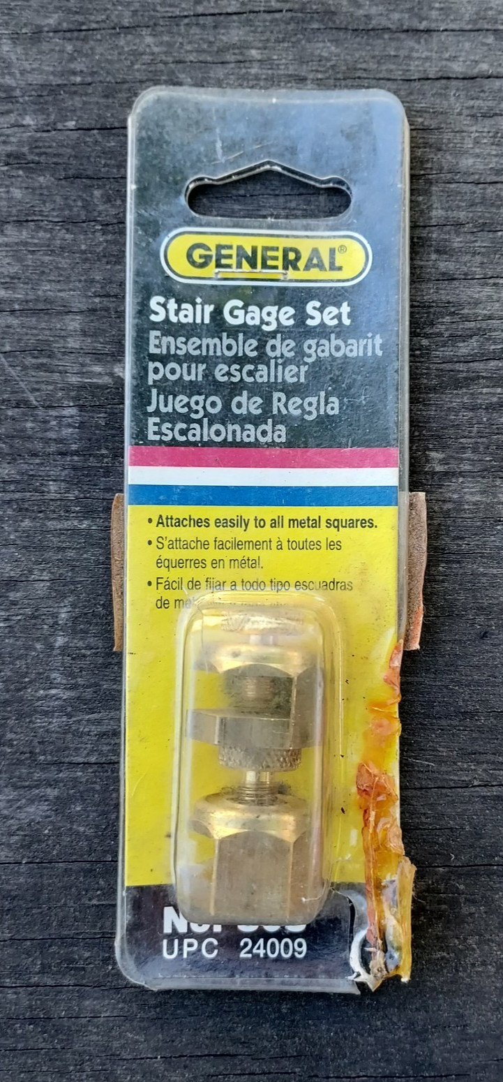 NOS General stair gage set - General Tools & Instruments - No. 803