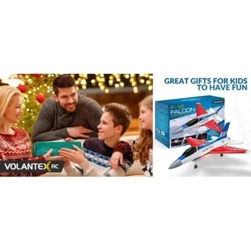 USA Volantex F16 EPP RC Airplane - 2.4GHz Easy Flyer, Ready Indoor/Outdoor Stunt