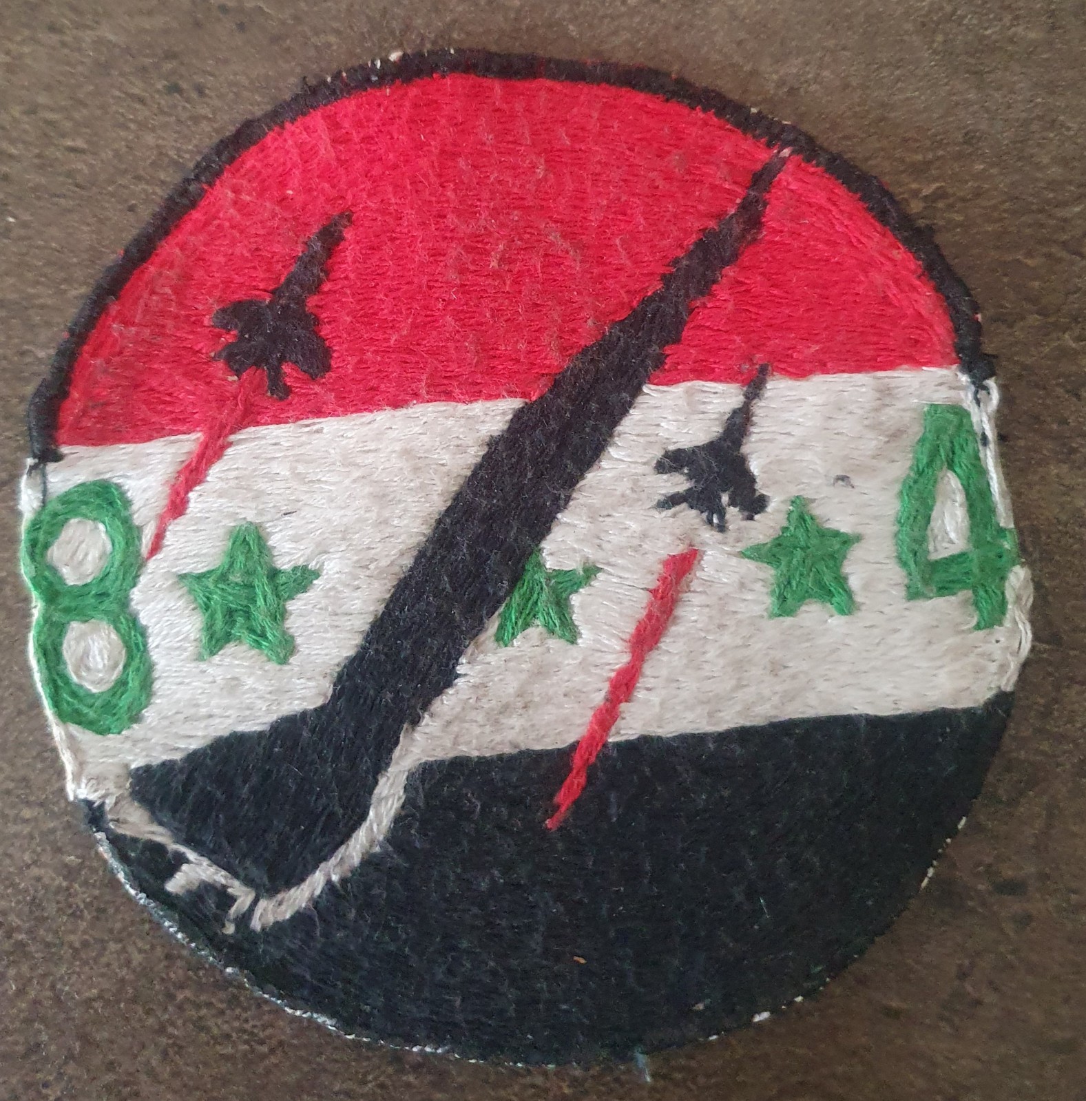 Iraqi Air Force Patch MIG-25 Foxbat 84th Squadron Saddam Hussein period 80s