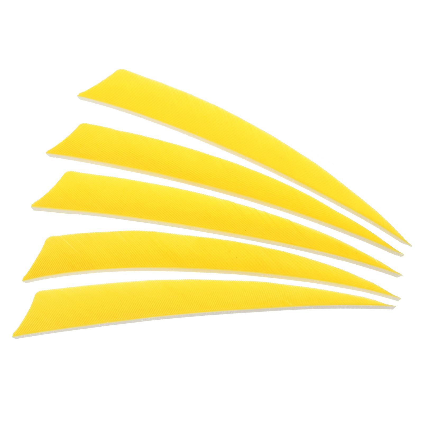 Arrows Vanes 50 Pack 5 Inch Arrow Feather Left Wing Yellow for DIY