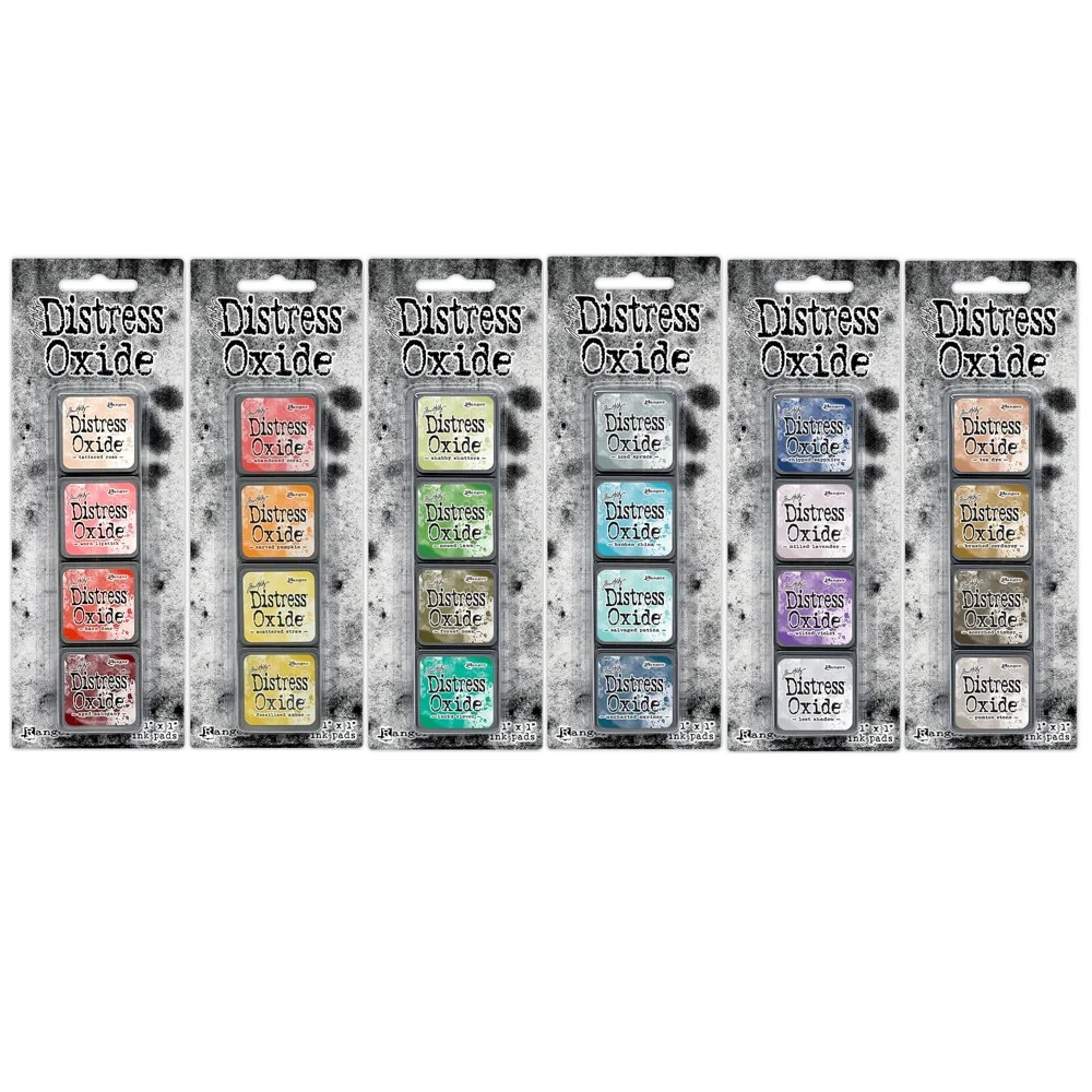 Ranger Tim Holtz Distress OXIDE Mini Ink Pads Kits 13 - 18 (24 Colors) Release 3