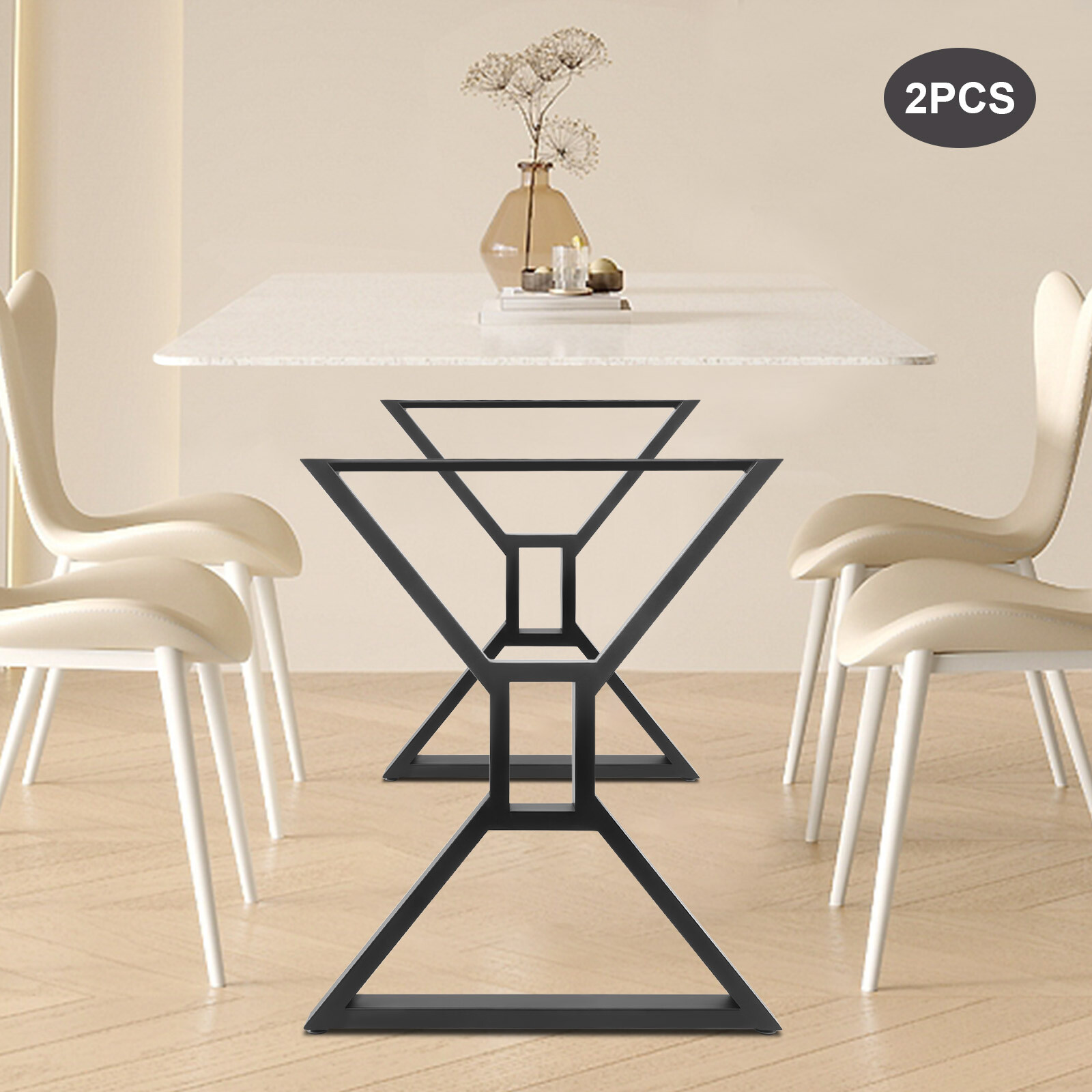 Table Legs Set of 2 Metal Desk Leg 28” Dining Table Leg DIY Industrial US US