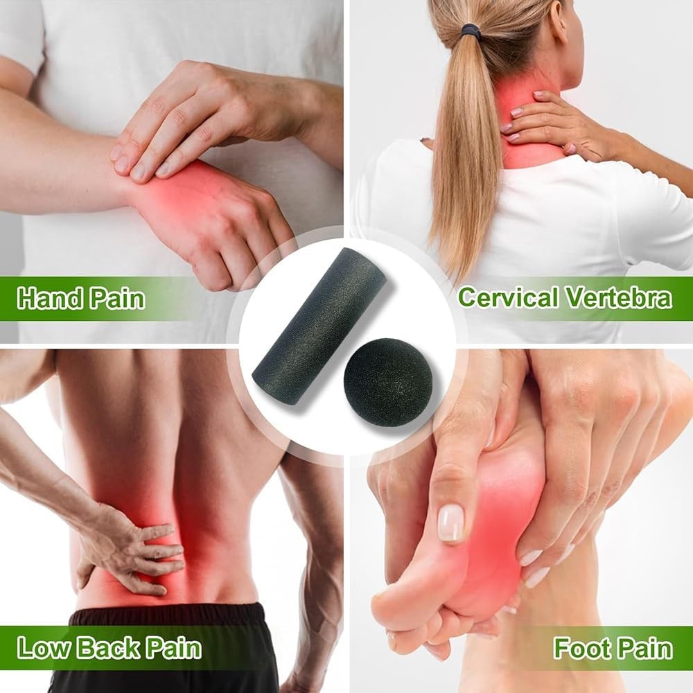 Extra Mini Foam Roller - High Density Massage Roller, Extra Small Yoga Roller fo