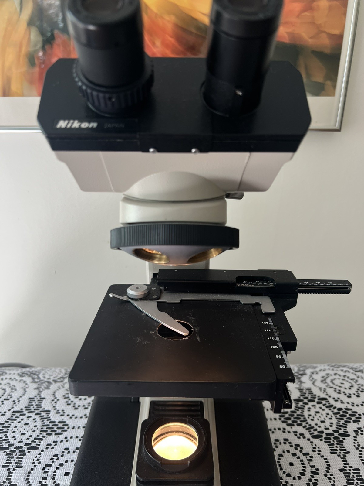 Nikon Alphaphot YS2-H Binocular Microscope | NO OBJECTIVE LENS