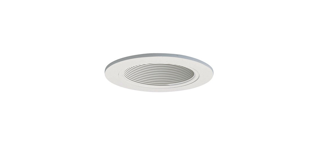 Halo 993W 4 In. White Trim w/White Baffle Recessed Fixture Trim