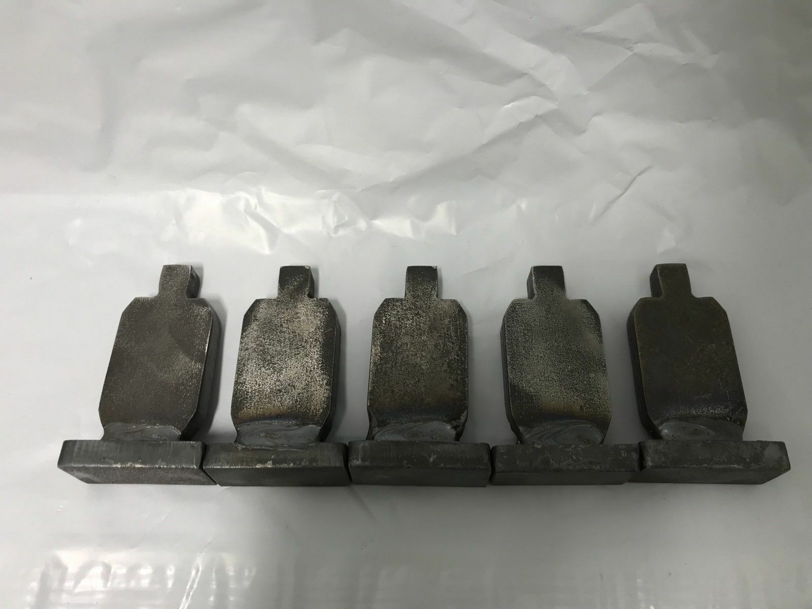 AR500 3/8" Steel 3” IDPA Knock-over Shooting Target 5pc Set