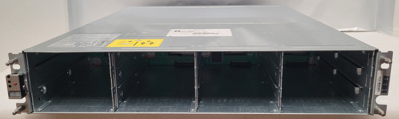 NetApp DS212C Disk Array Shelf w/ 2x IOM12 Controllers, 2x PSU
