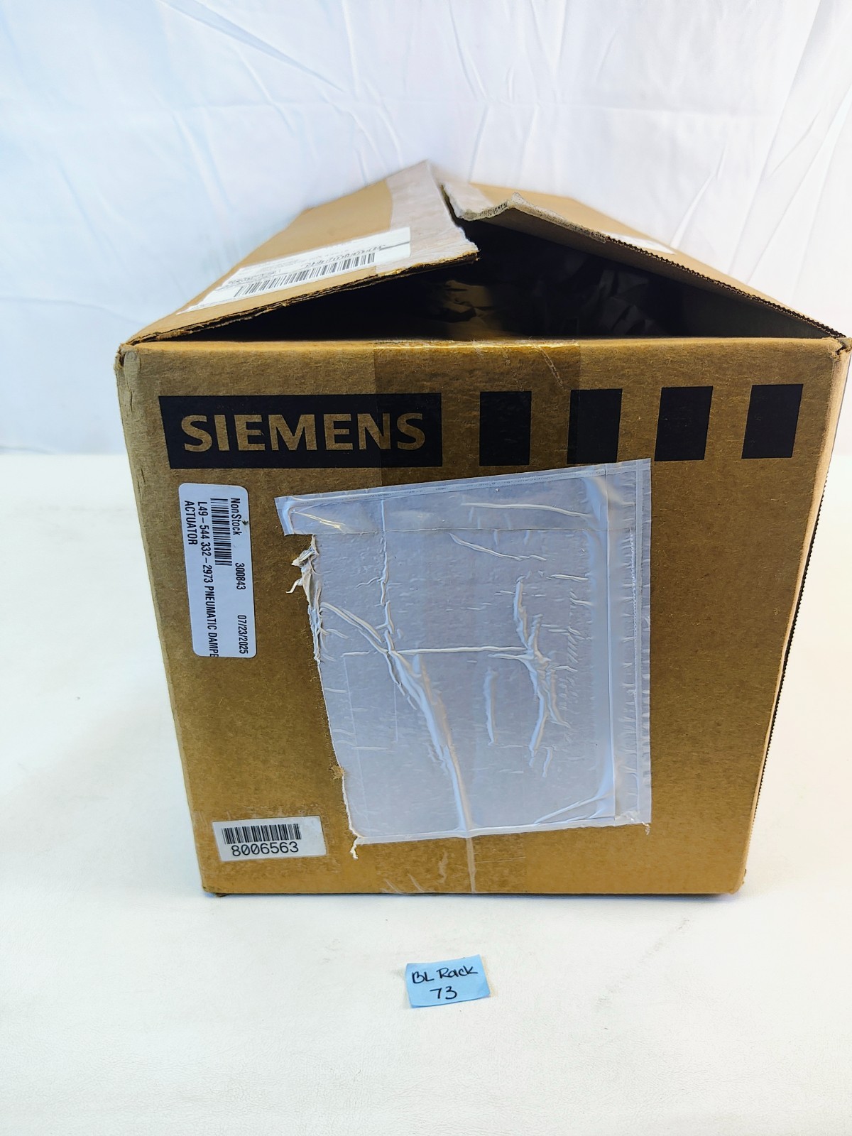 Siemens 332-2973 4" Pneumatic Damper NEW