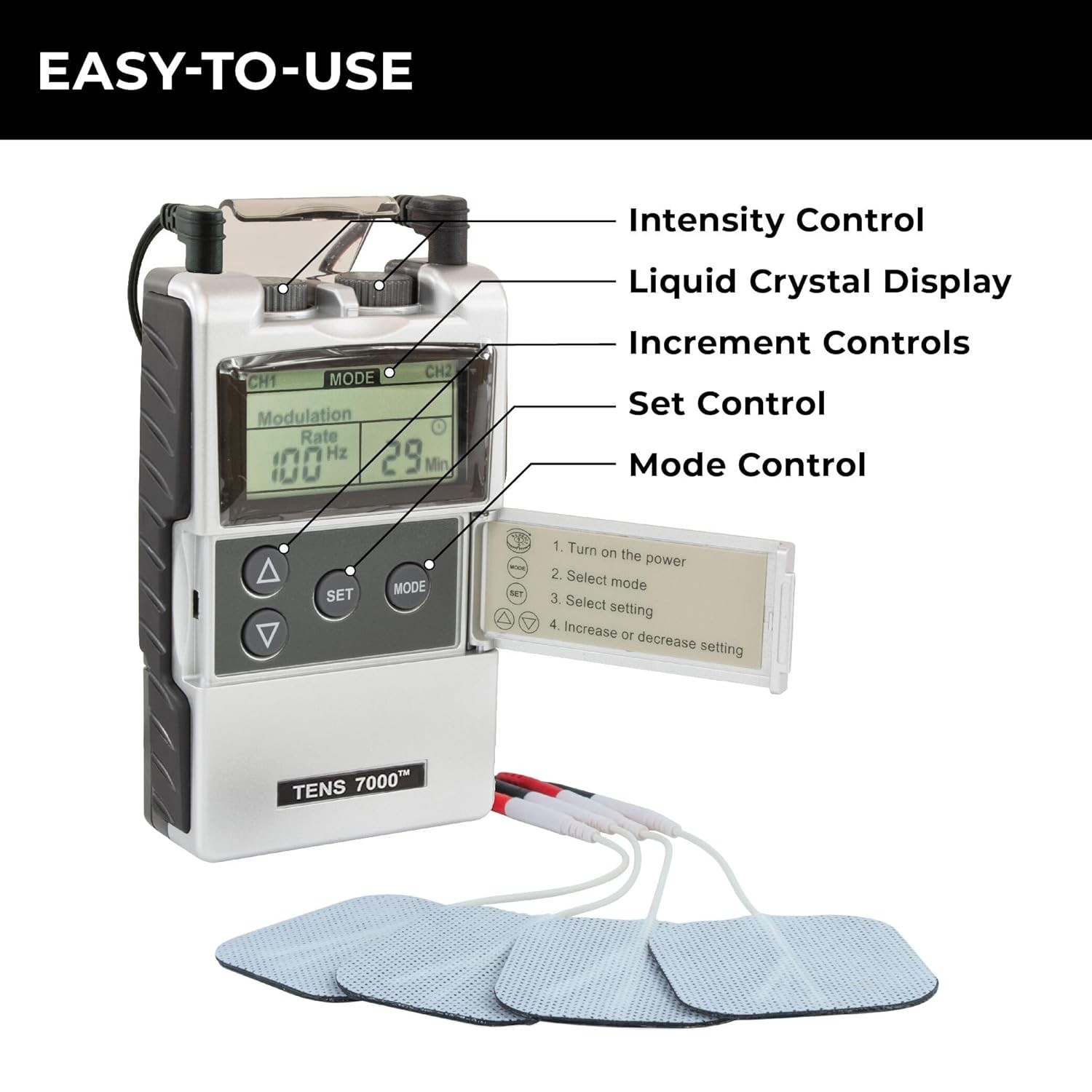 TENS 7000 Digital Unit Muscle Stimulator