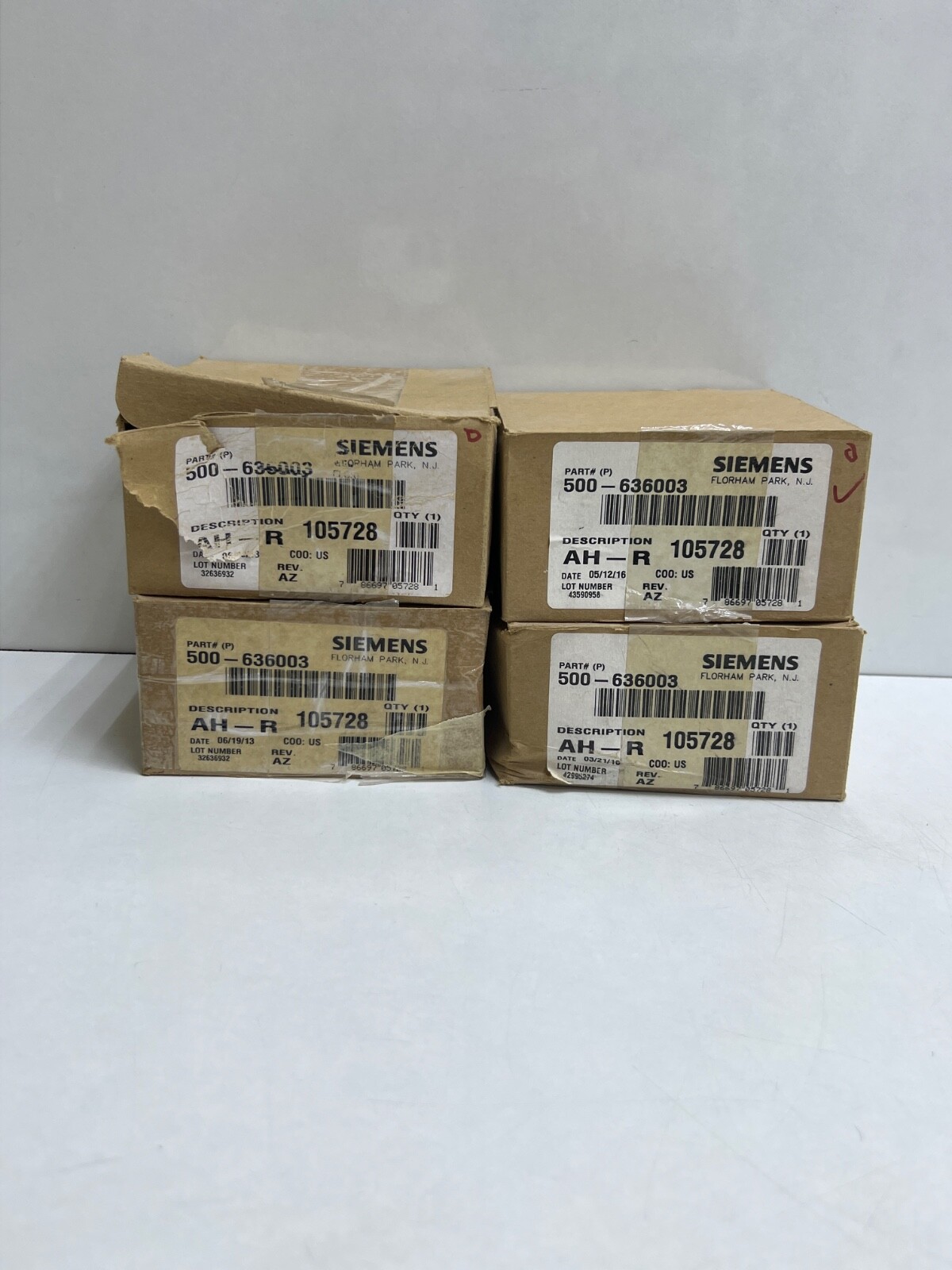 (LOT 4 PCS) SIEMENS AH-R 500-636003 FIRE ALARM