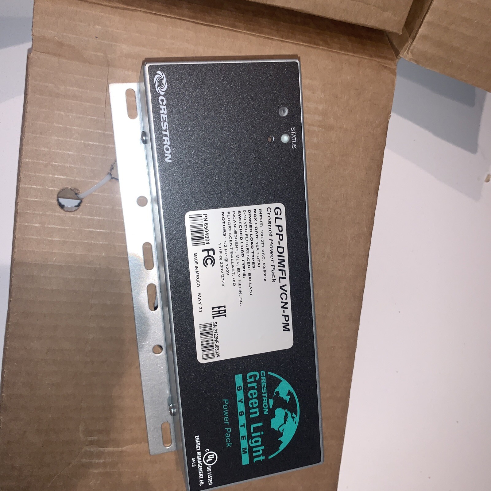 Crestron GLPP-DIMFLVCN-PM Cresnet Green Light System Power Pack 0-10V Dim 16A