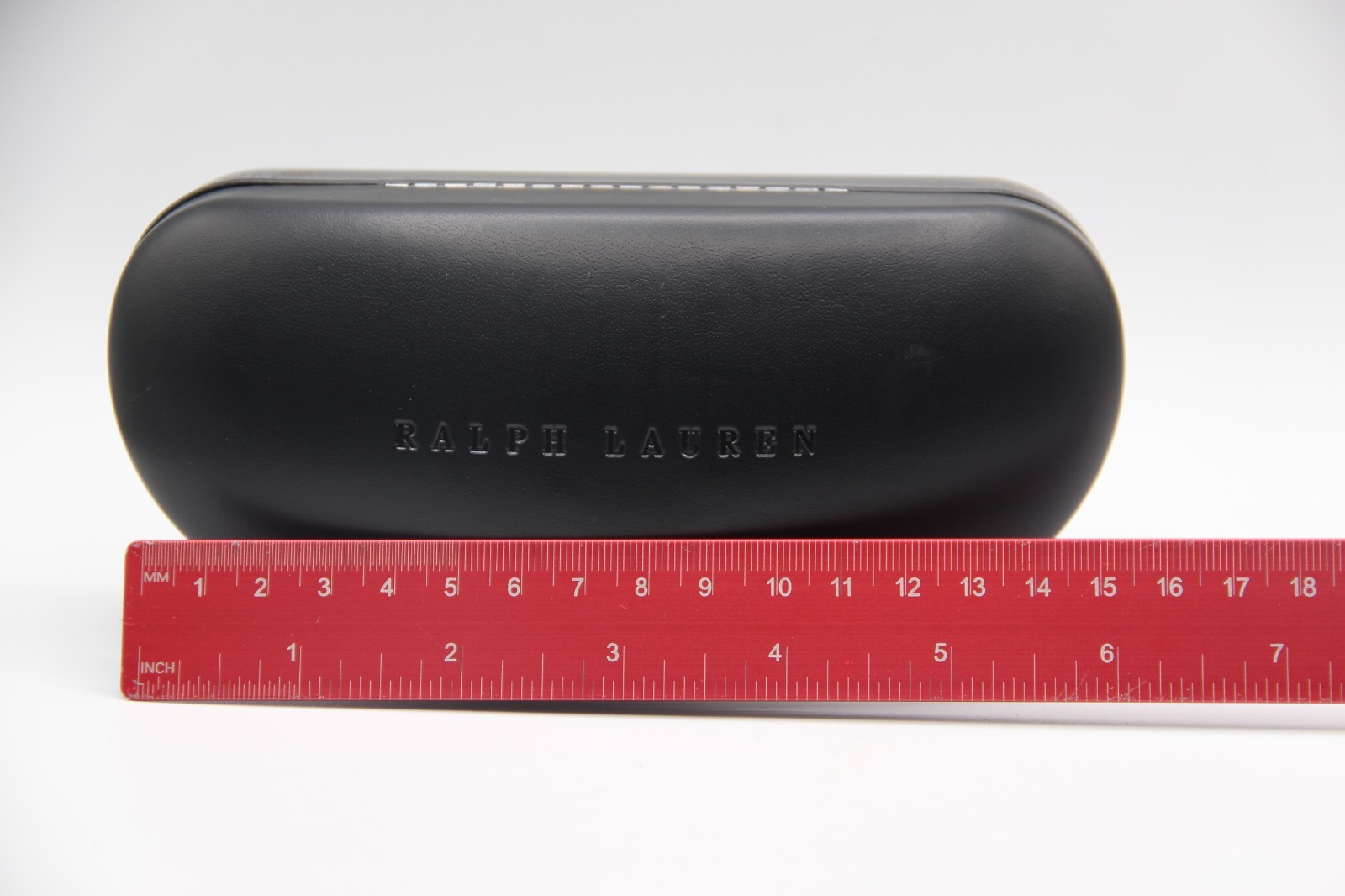 RALPH LAUREN BLACK LARGE AUTHENTIC EYEGLASSES SUNGLASSES HARD SHELL CASE ONLY