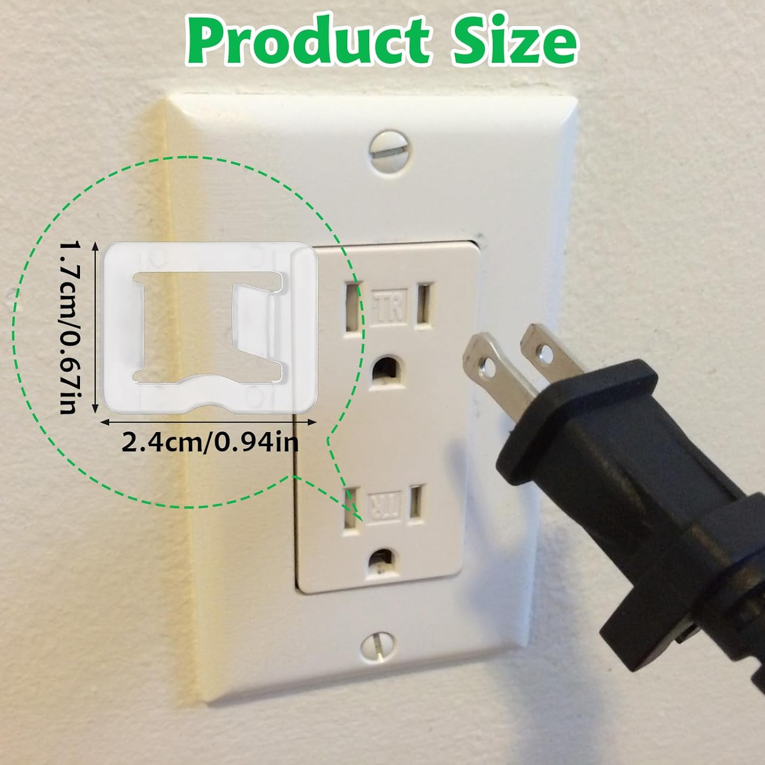 15 Pack Snug Outlet Plug Fixers Prevent Loose Wall Sockets Falling Out Secure Fi