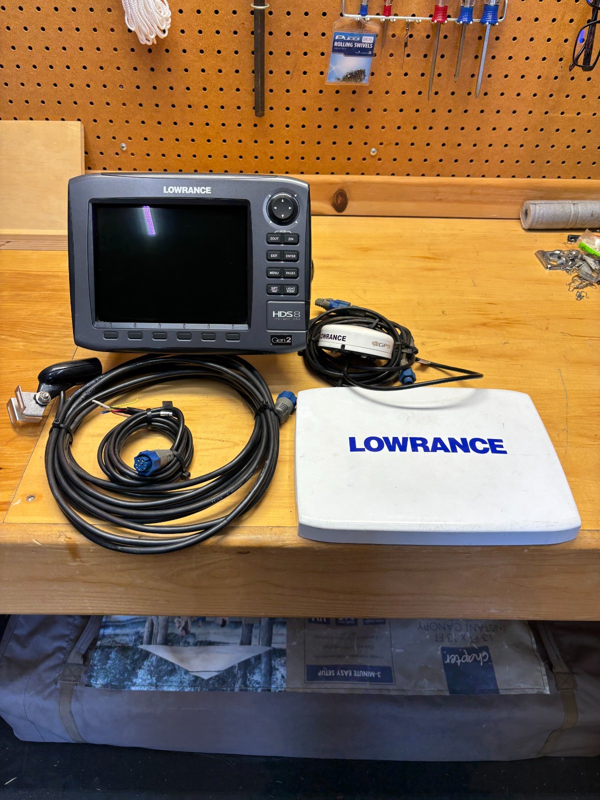 Lowrance HDS8 Gen 2 with LSS-1 Structure Scan Module + Transducer - complete