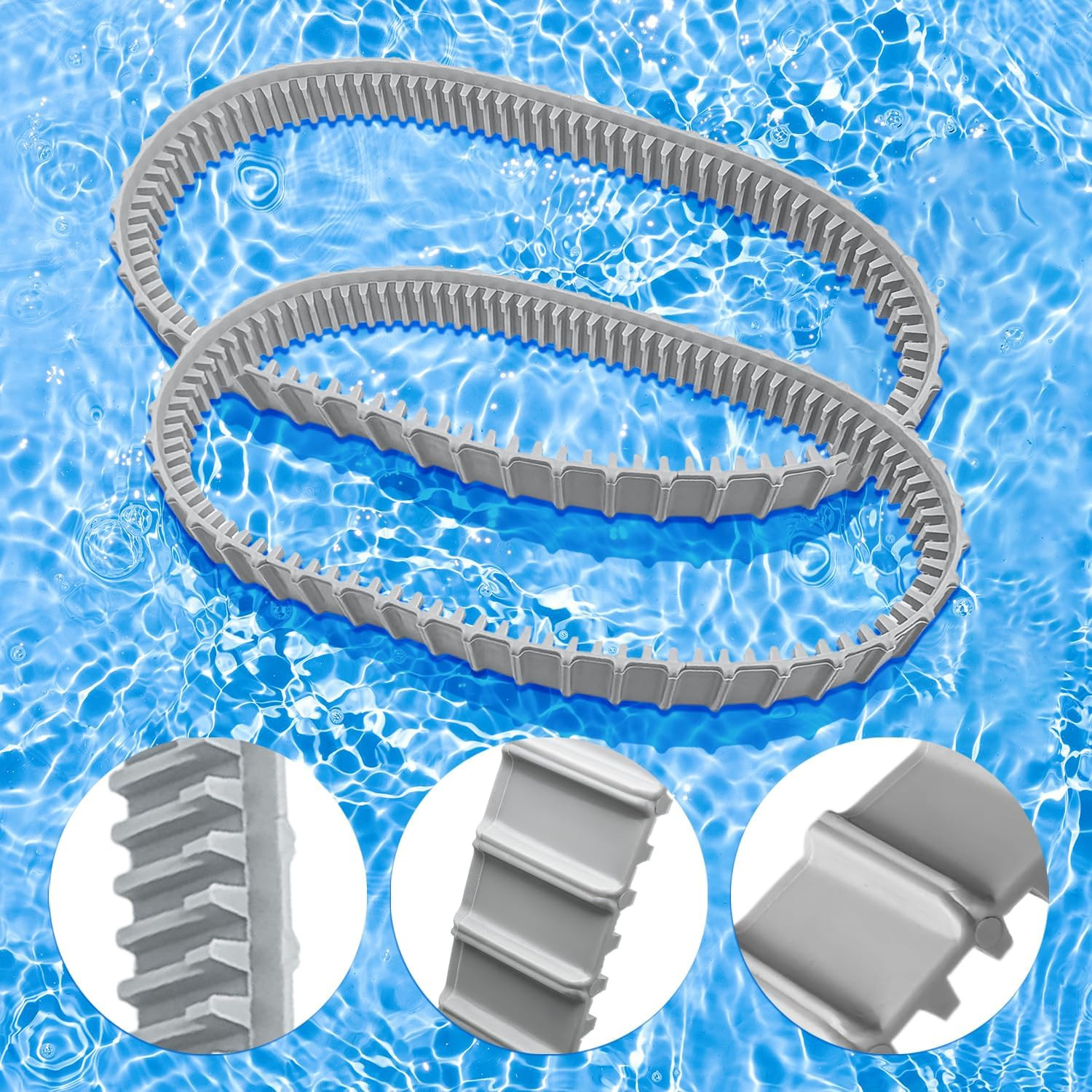 Replacement Gray Tracks for Maytronics Dolphin Robotic Pool Cleaners, Part Numbe