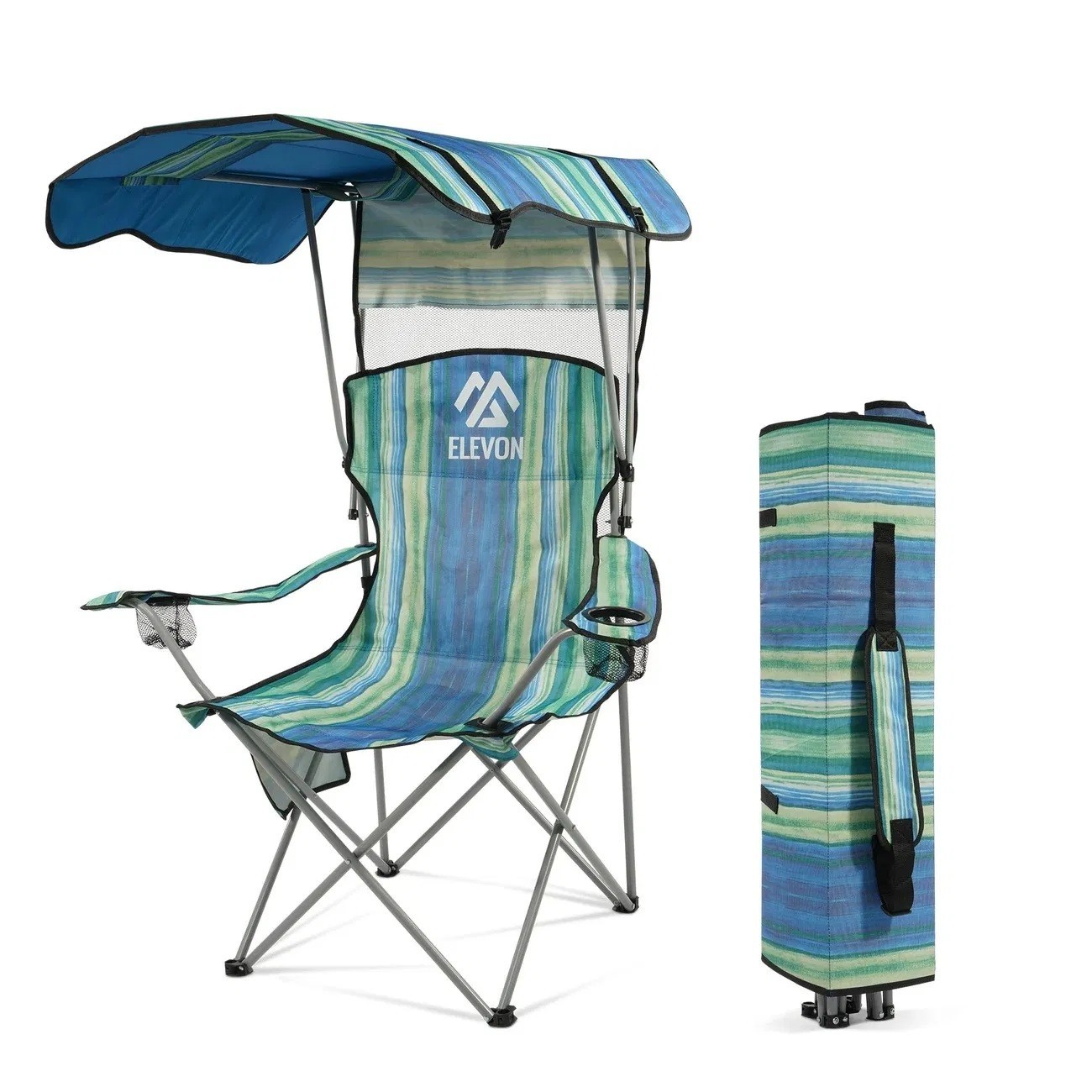Elevon Canopy Camping Chair, Portable Folding Chair