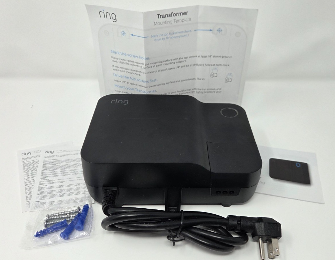 Ring Smart Lighting - Low Voltage Lighting Transformer  Black Bridge Required
