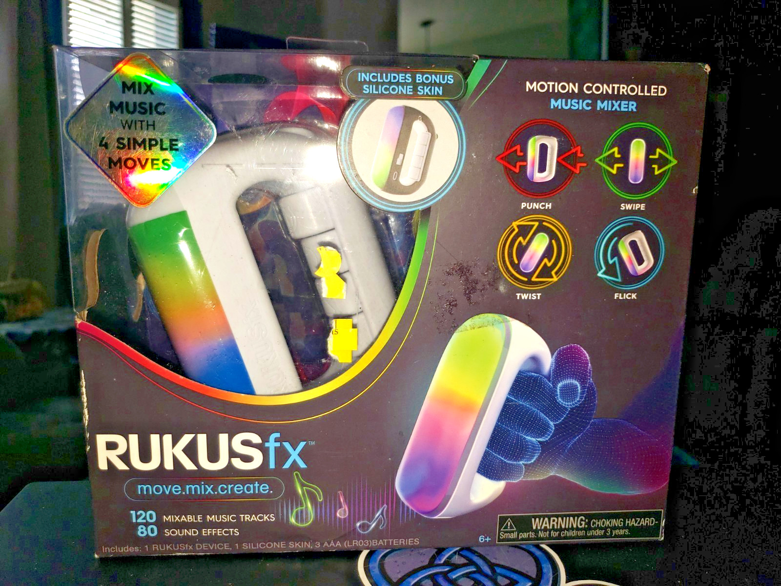 Rukus FX Pro Motion Controlled Music Mixer New In Box Never Used