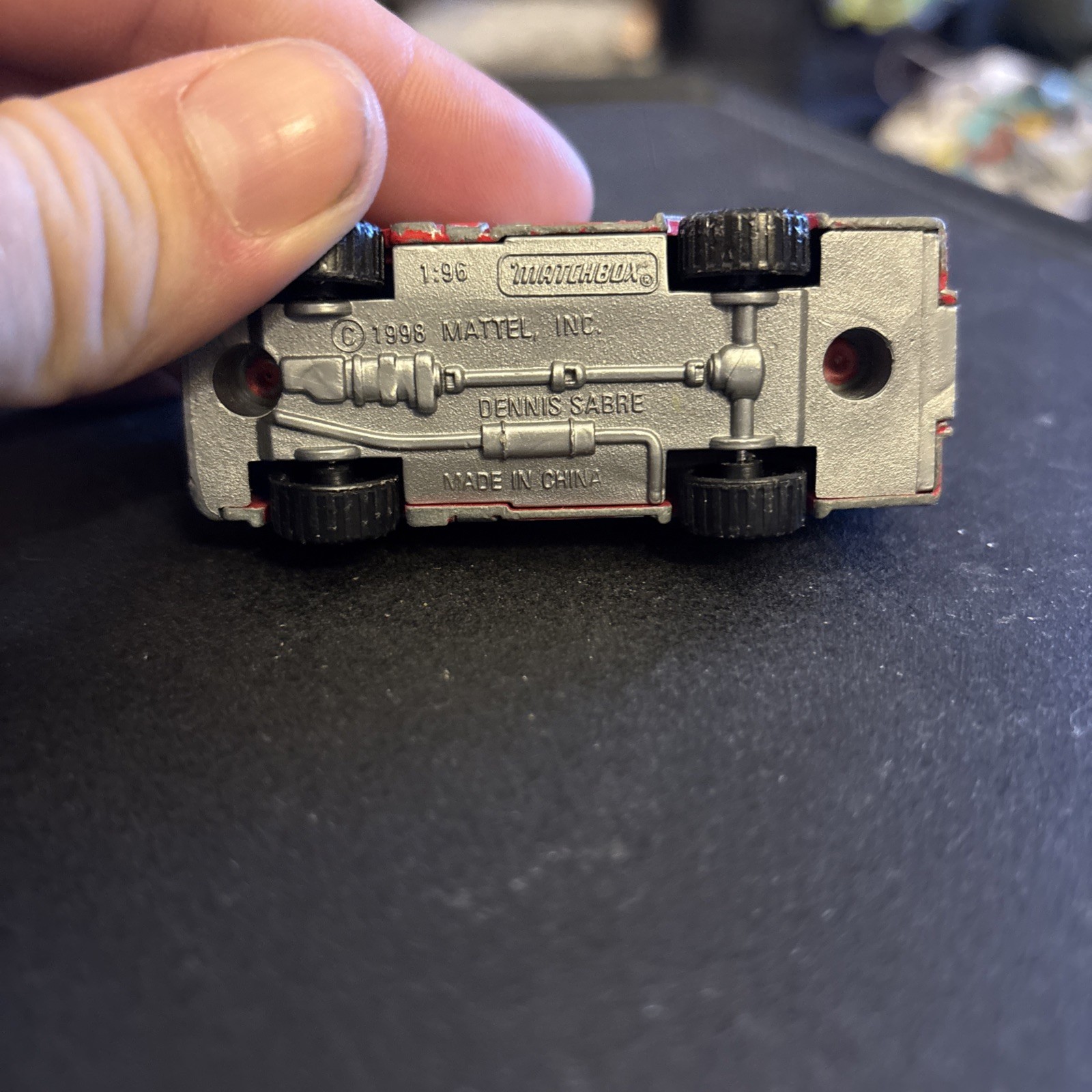 Matchbox #68 Dennis Sabre Fire Truck 68