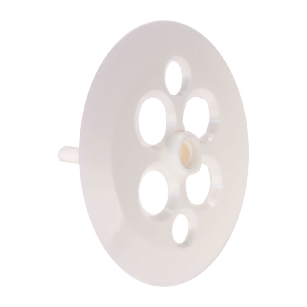 White 6 Hole Pop Bumper Skirt with Point