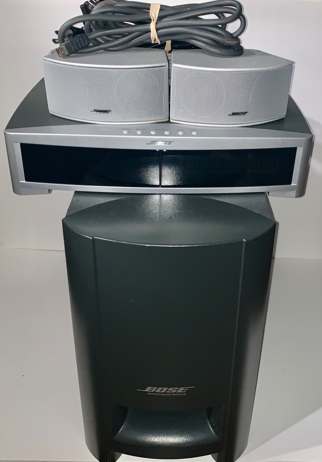 Bose Media Center AV 3-2-1 II Powered Speaker System-NO REMOTE-TESTED