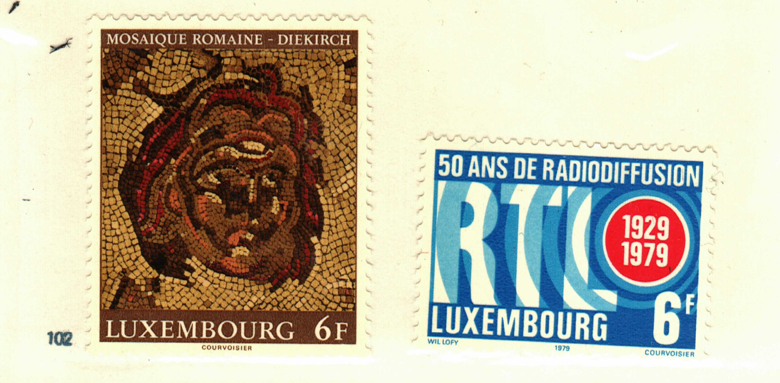 Luxembourg #604, 634 MNH