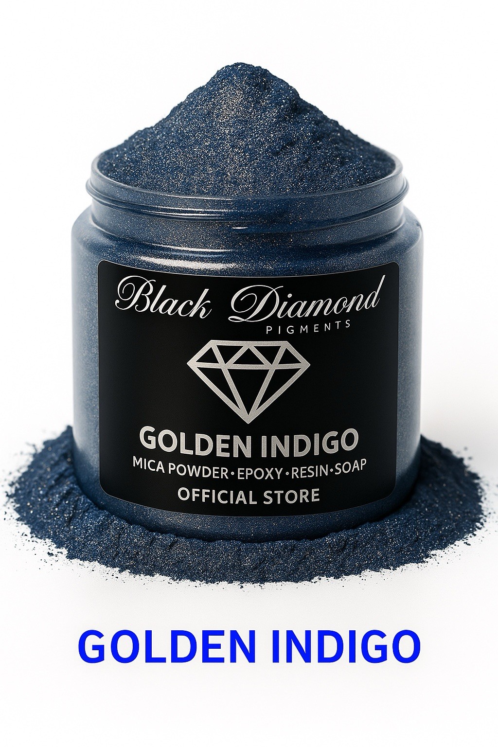 Black Diamond Pigments® | Golden Indigo is a premium professional pigment
