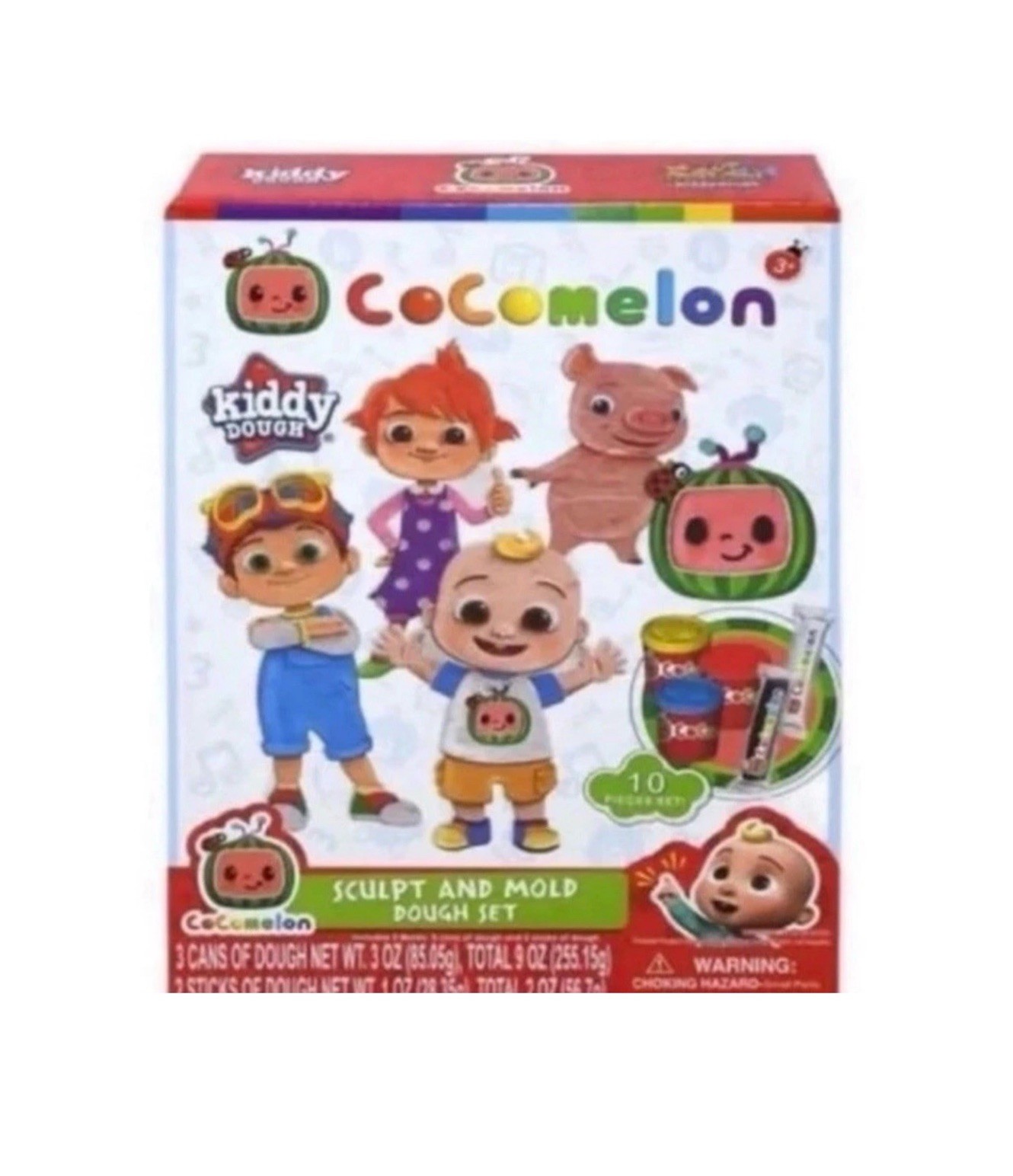 New Cocomelon Sculpt & Mold Activity Dough Set. Ages 3+
