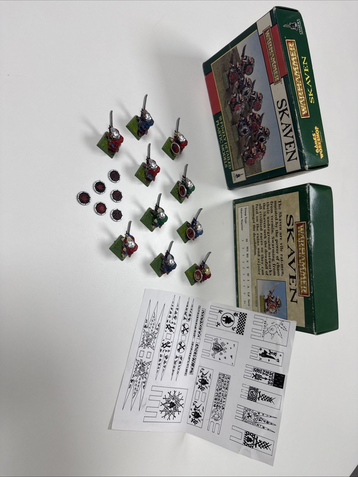 Citadel GW plastic Warhammer Fantasy Monopose Skaven Chaos Ratmen x10 MIB