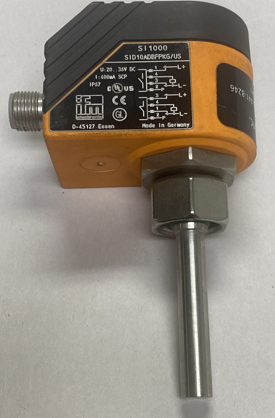 IFM Efector,SID10ADBFPKG/US,Flow Sensor