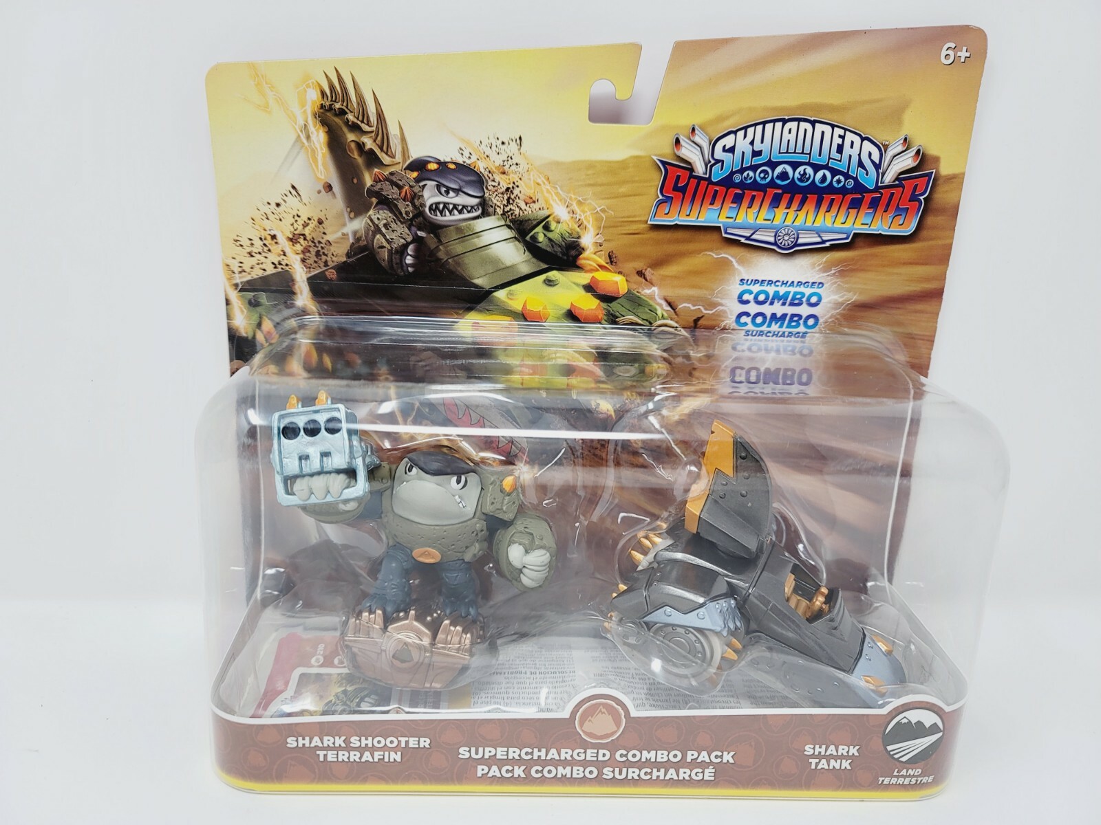 Skylanders TERRAFIN SHARK TANK Supercharged Game Figure Character 2-Pack NEW