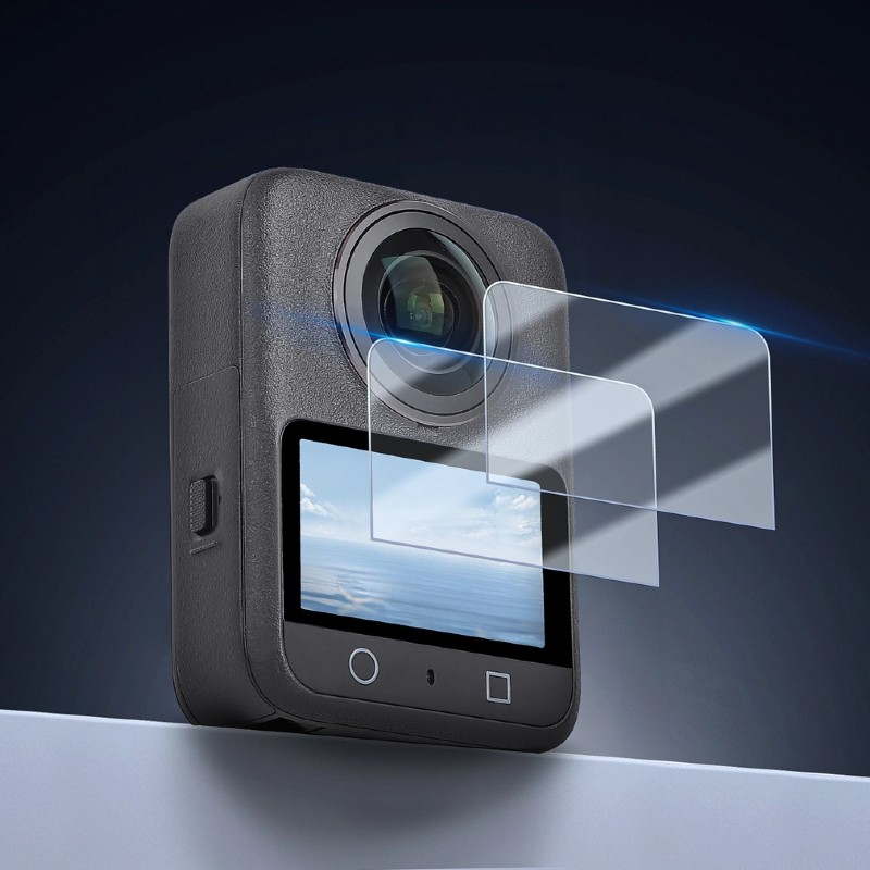 For DJI OSMO 360 Camera Tempered Glass Film Parts Protective Lens Screen Cover