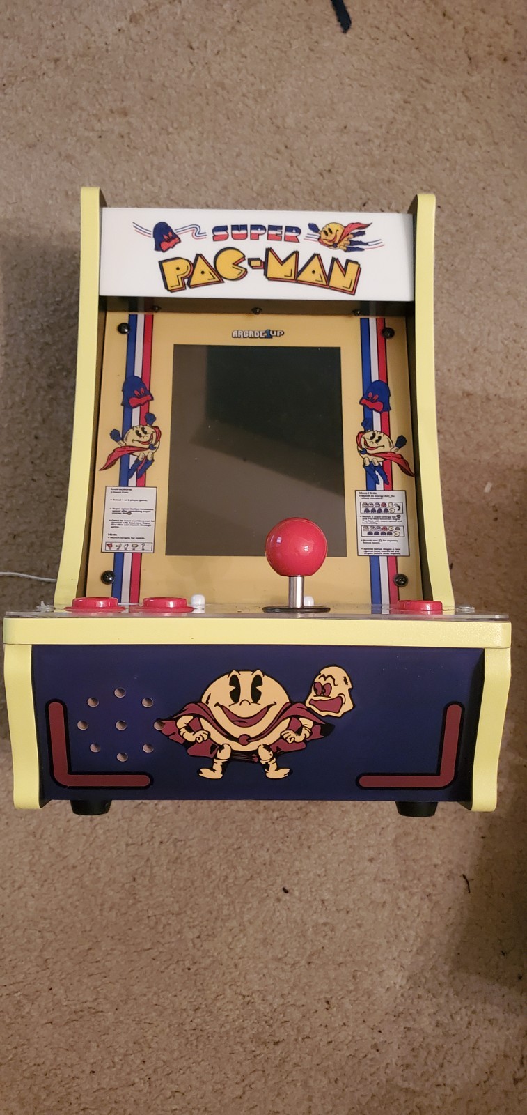 Arcade1Up Countercade - Mini Arcade 4-in-1 Pac-Man/Super Pac-Man/Dig Dug/Rally-X