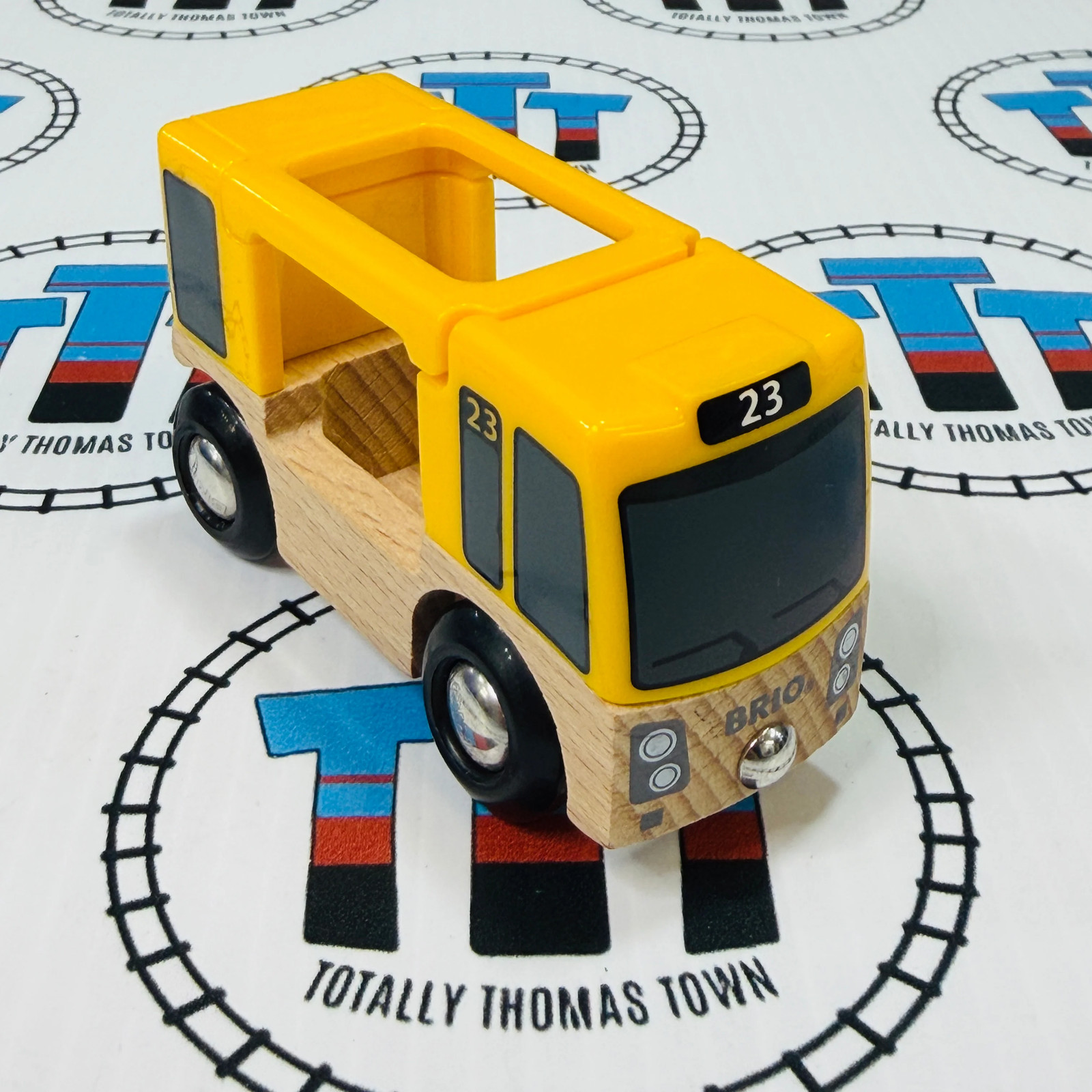 Brio Bus Yellow Wooden - Used