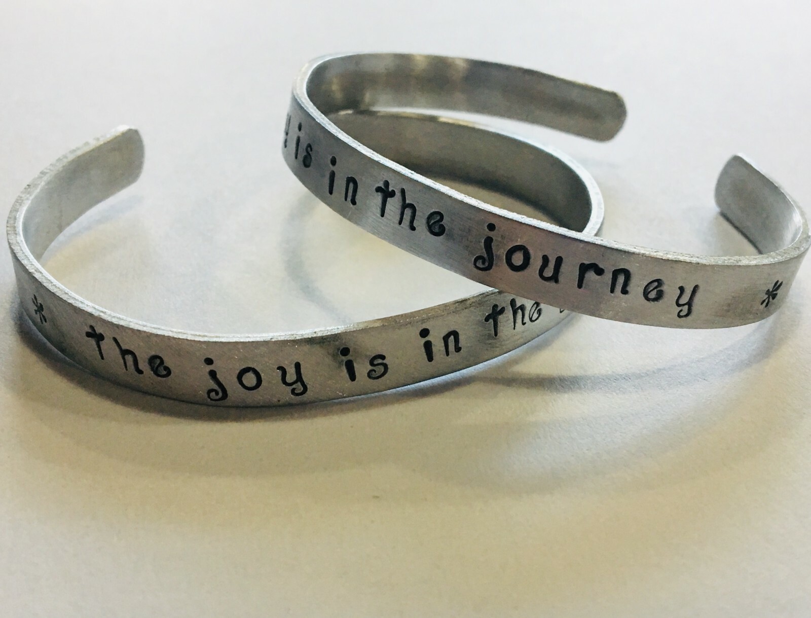 The Joy is in the Journey, travelers jewelry, FREE SHIPPING, cuff bracelet