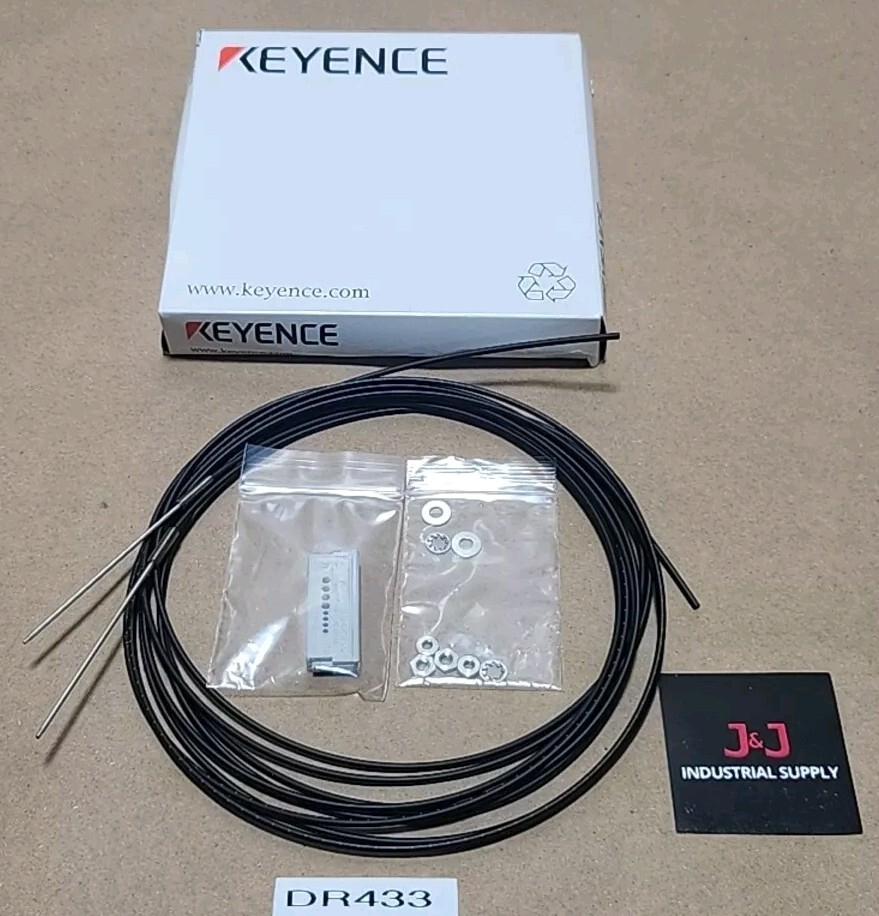 *BRAND NEW SURPLUS* Keyence FU-73 Fiber Optic Cable Unit 2M + Warranty!