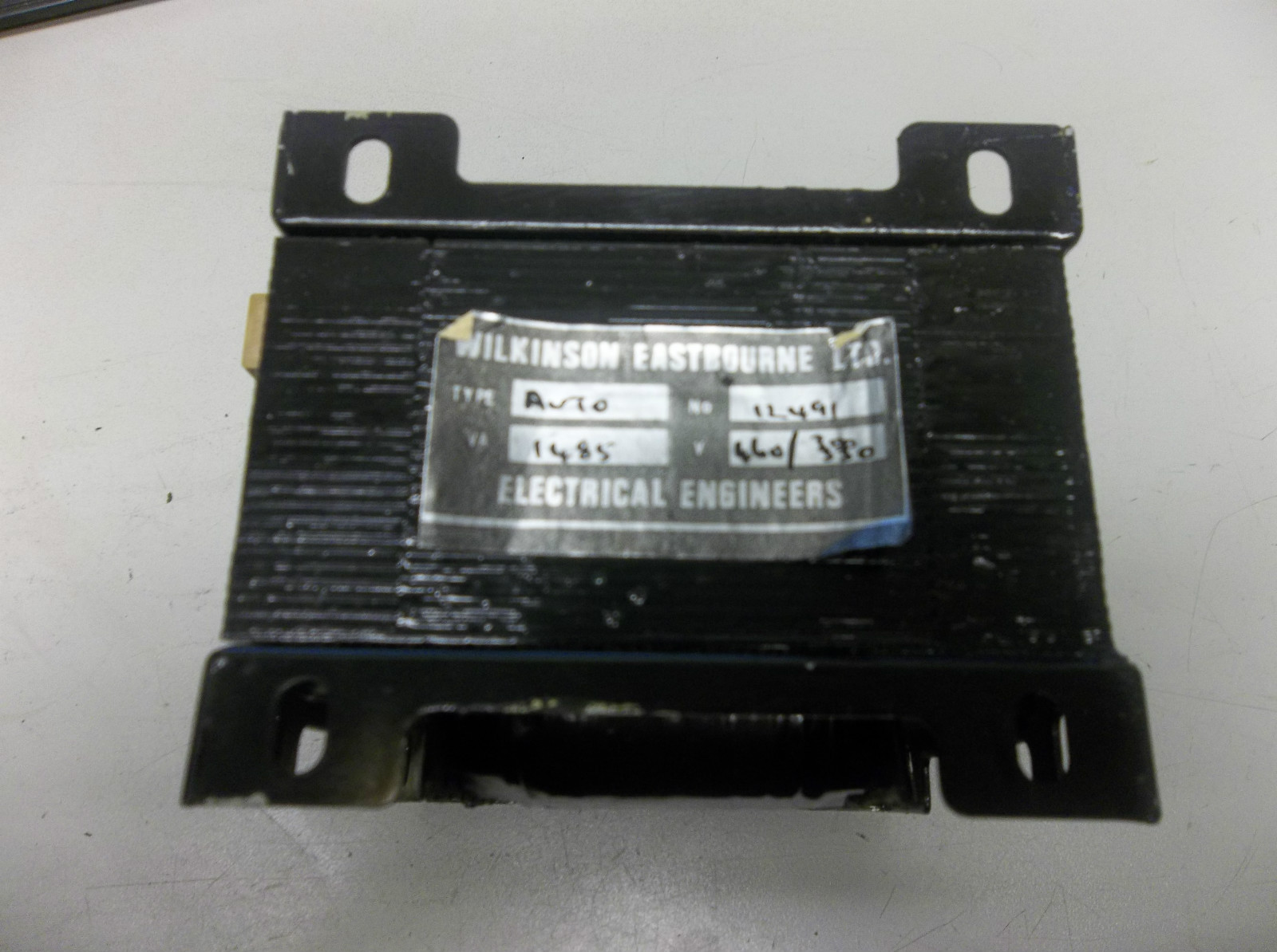 WILKINSON EASTBOURNE TRANSFORMER 12491 1485 VA 1485VA 460V 460/330 300 volt