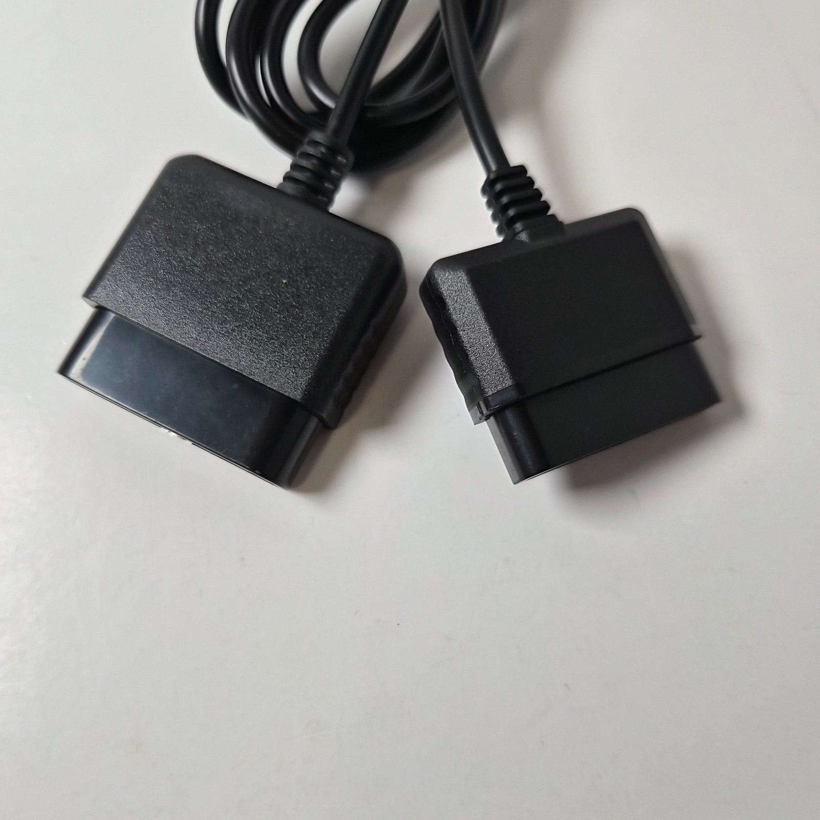 PS1 PS2 Controller Extension Cable Black Tested (CB)
