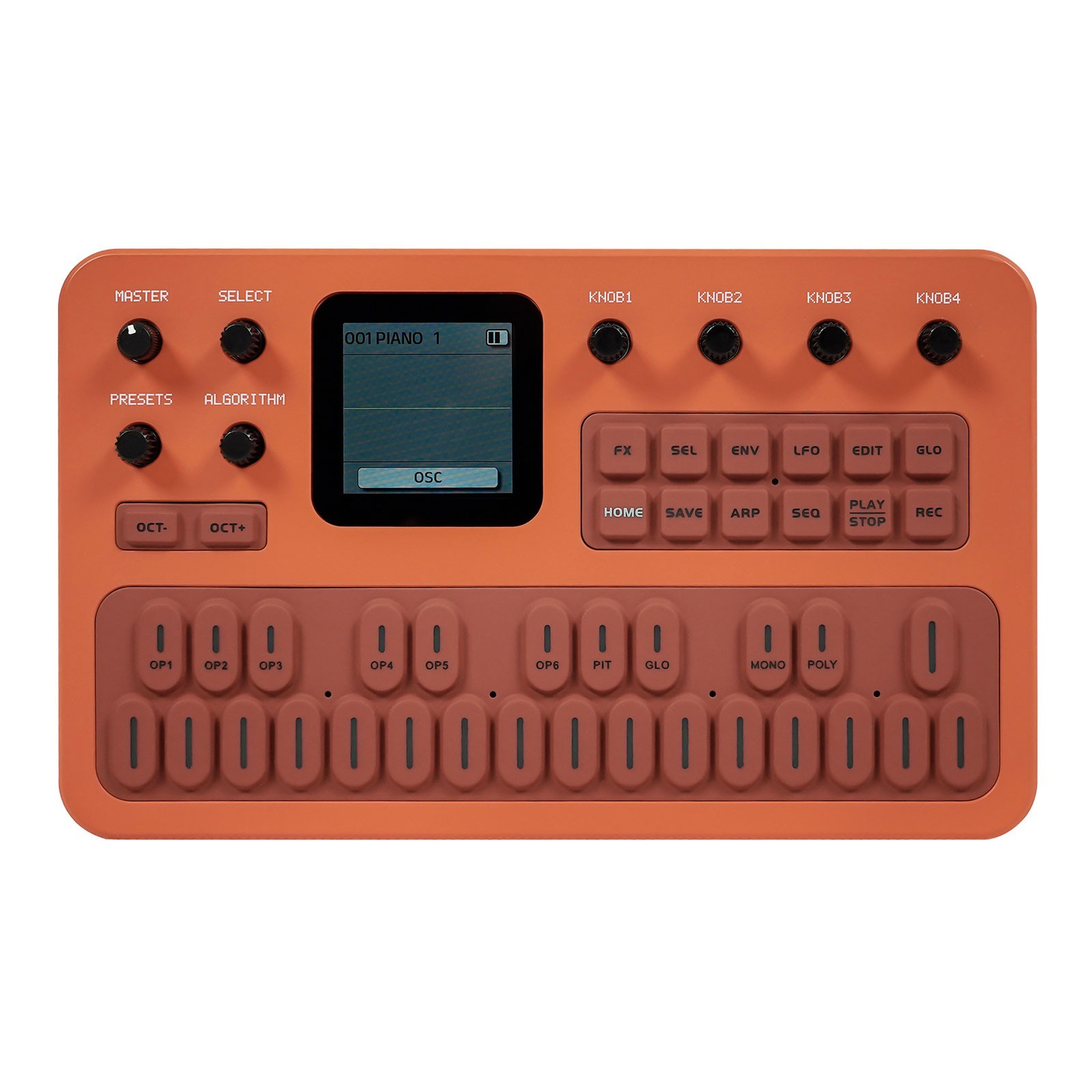 M-VAVE FM-1 Audio FM Synthesizer 3CH MIDI Built-in 6 Effects 3.5mm Stereo Output
