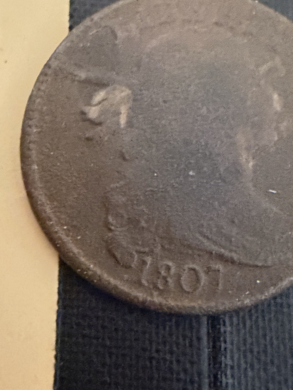 1807 Comet Large Cent VG/F