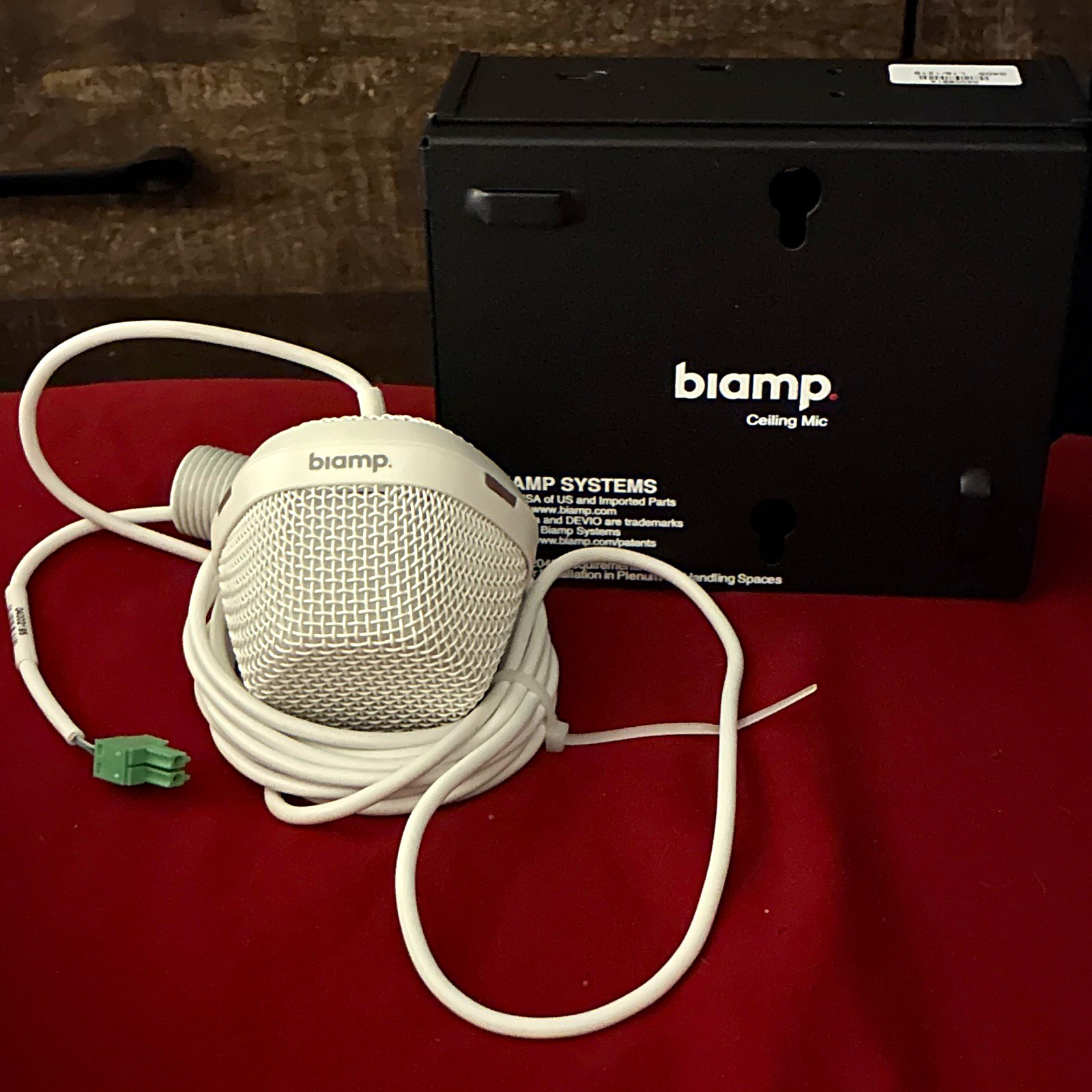 Biamp Parlé DCM-1 (MPN DCM-1) Ceiling Mic Audio Conferencing Microphone