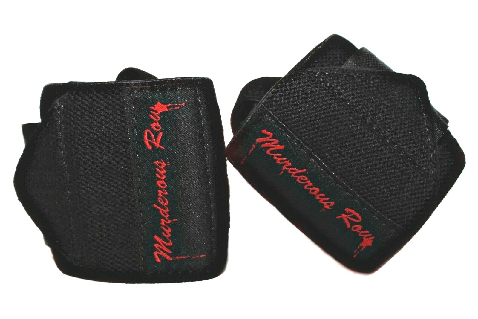 MURDEROUS ROW  "BLACK LABEL" Extreme Wrist Wraps Hardcore Pro Series Sling Shot