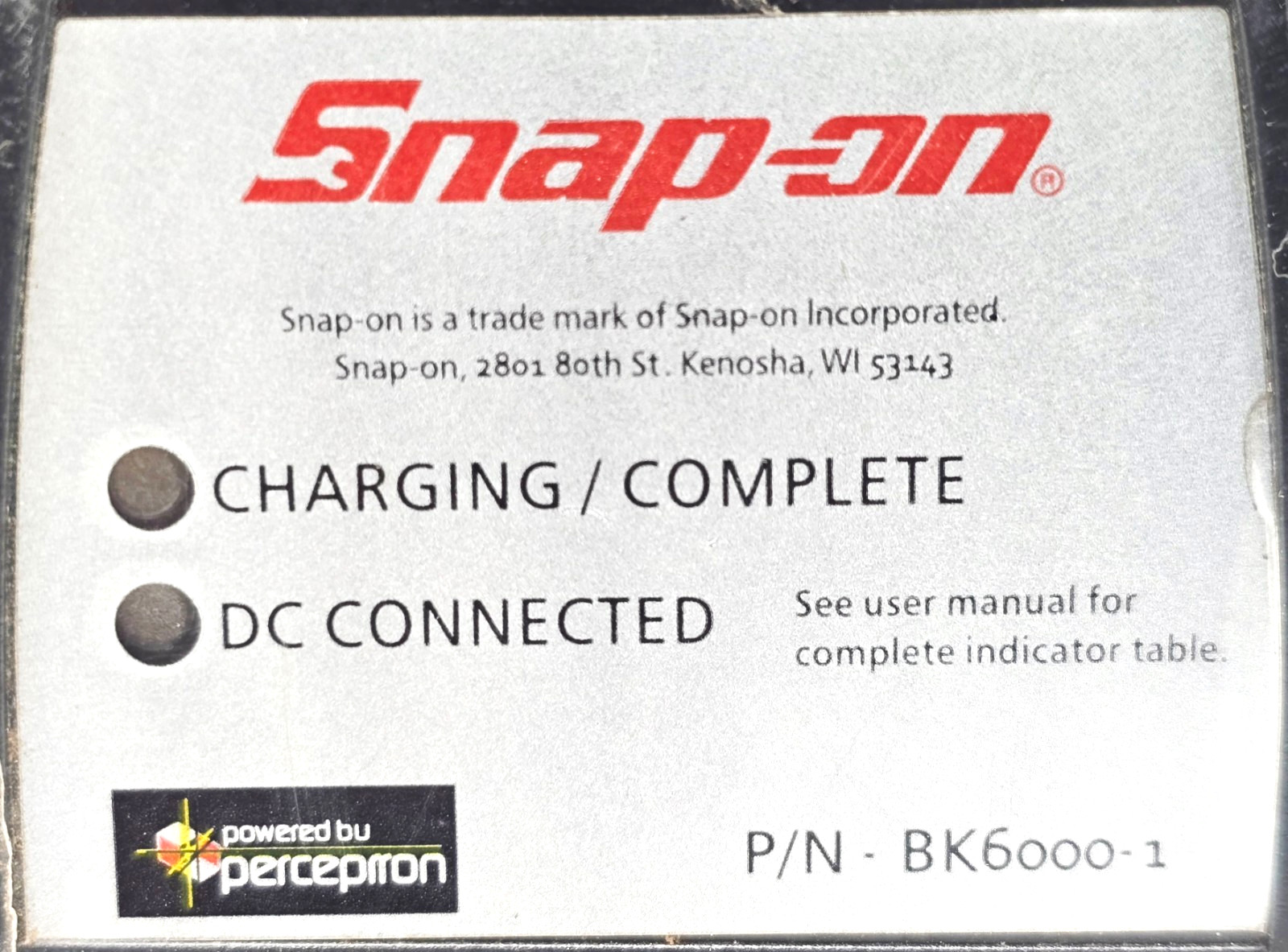 SNAP-ON BK6000-1 BORESCOPE INSPECTION CAMERA