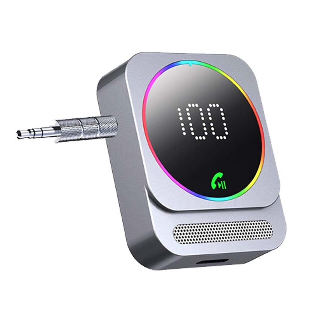Bluetooth 5.3 Receiver for Car/Home Stereo, Wireless Aux Adapter, Dual AUX Outpu
