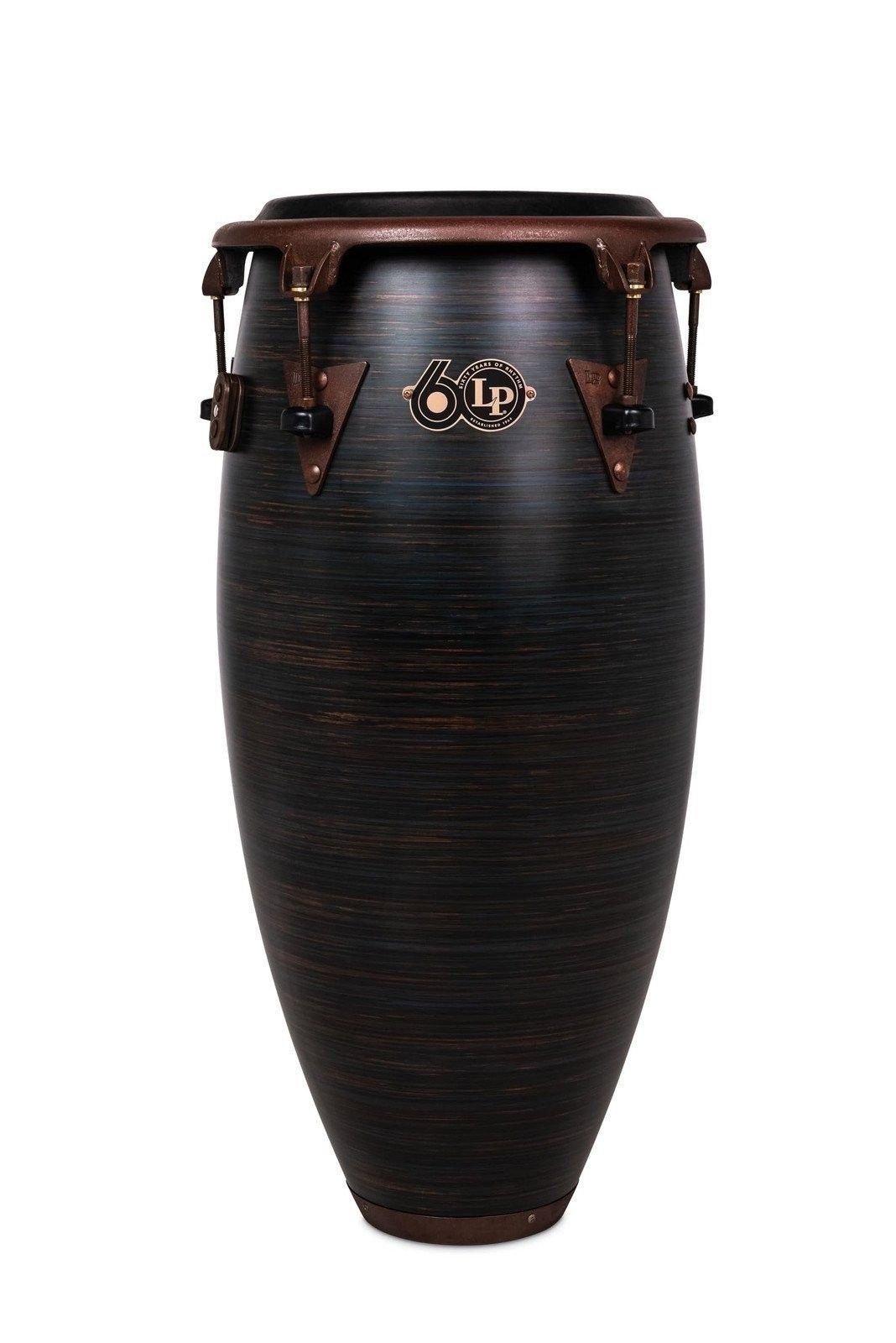 LP LP60 60th Anniversary Top-Tuning Fiberglass 11" Roasted Hazel Quinto...