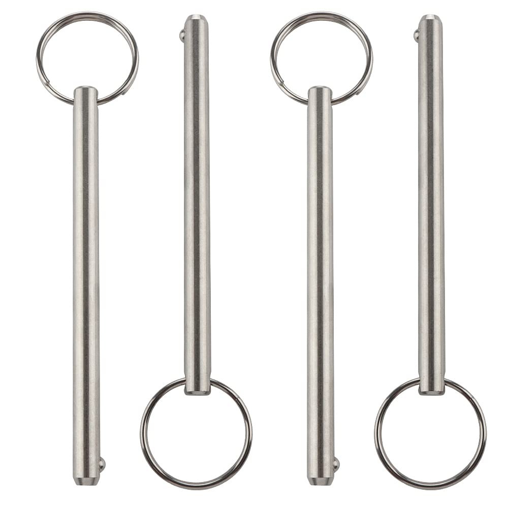 4 Pcs Quick Release Pin, Diameter 5/16"(8mm), Overall Length 4.72"(120mm), Us...