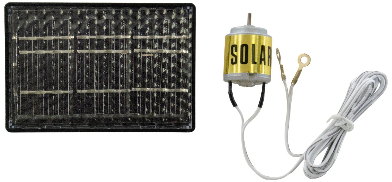 Solar Motor Kit - 1V/400mA Solar Cell Module and DC Solar Motor with Motor Clip