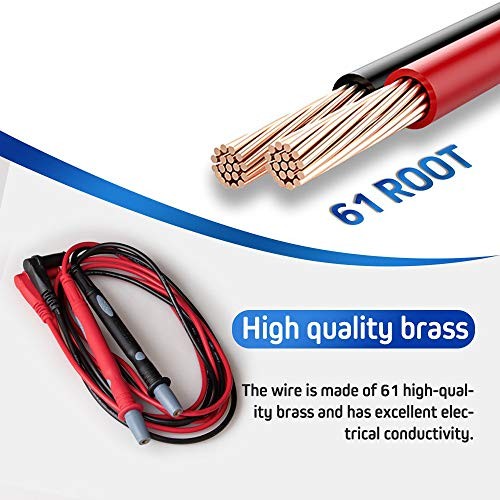 Multimeter Test Leads Kit, 16 Pieces Testing Lead with Alligator Clips