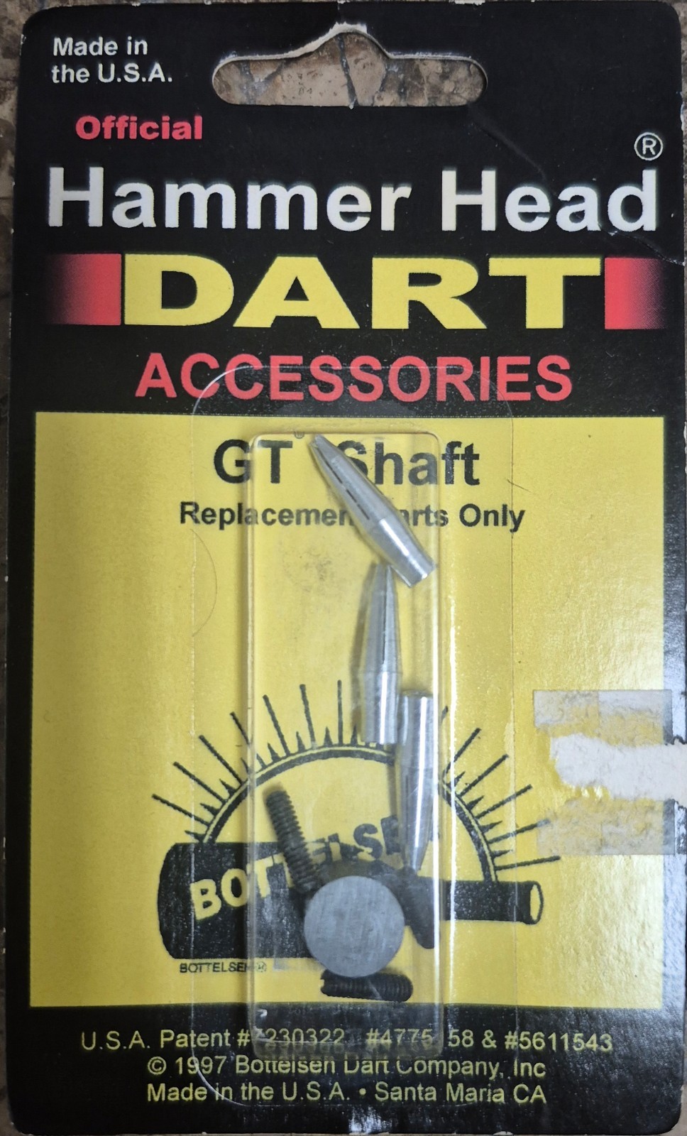 Bottelson GT Shafts silver short screw type