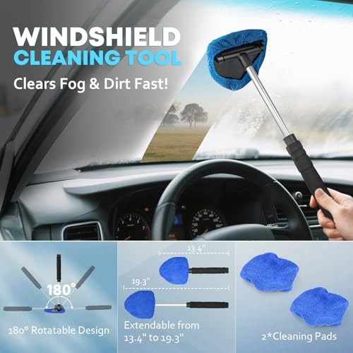 Car Cleaning kit, Car Interior Detailing kit with 10000pa Car Vacuum 25 pcs
